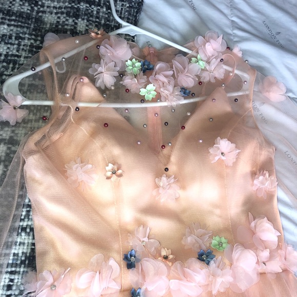 Pink floral gown🌺 - Picture 7 of 8